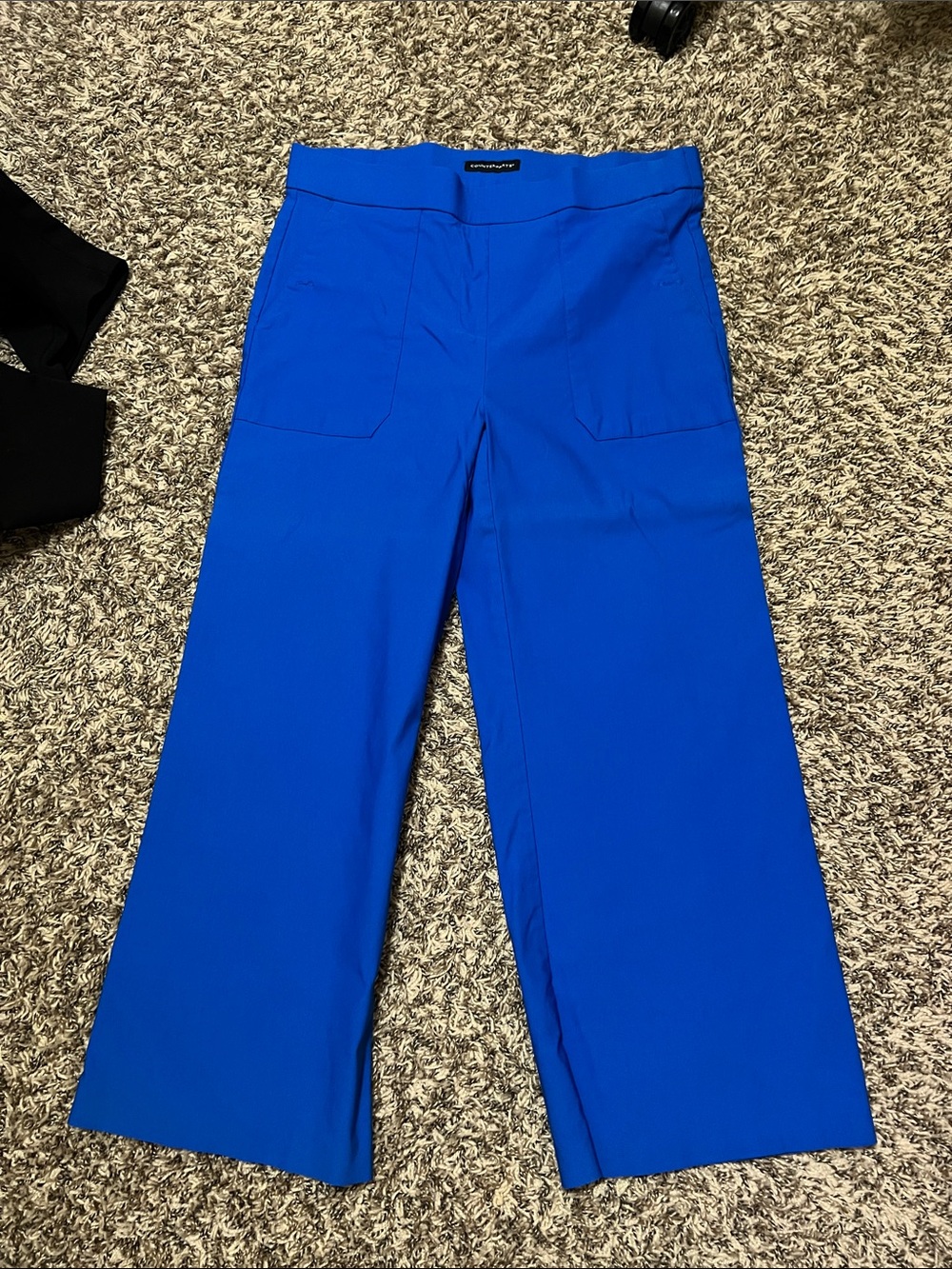 Counterparts Royal Blue Wide-Leg Pull-On Pants